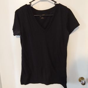 Plain black tee
